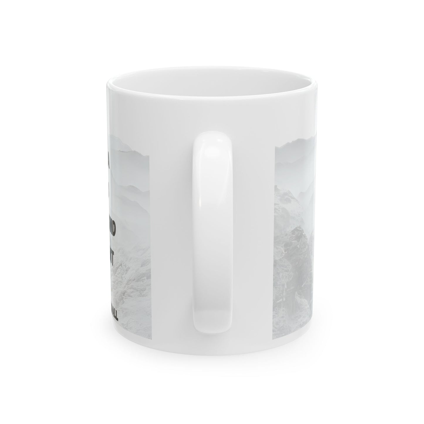 Ceramic Mug, (11oz) Jane Goodall Quote, What You Do Makes a Difference (White)