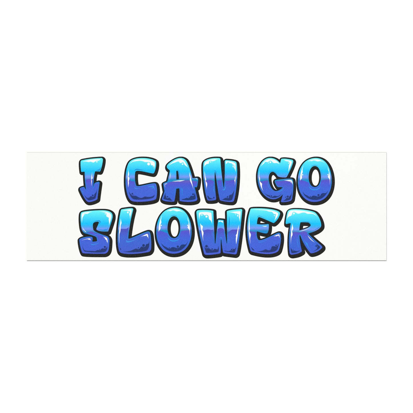 Funny Car Magnet, I Can Go Slower Hilarious Vehicle Magnet, Great for Gift, Car Decor, Humor on Wheels, Car Accessories
