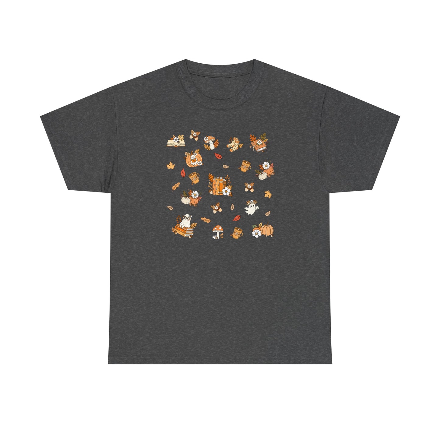 Whimsical Print Tee | Unisex Cotton T-Shirt for Nature Lovers, Gift for Book Lovers, Casual Wear, Eco-friendly Fashion