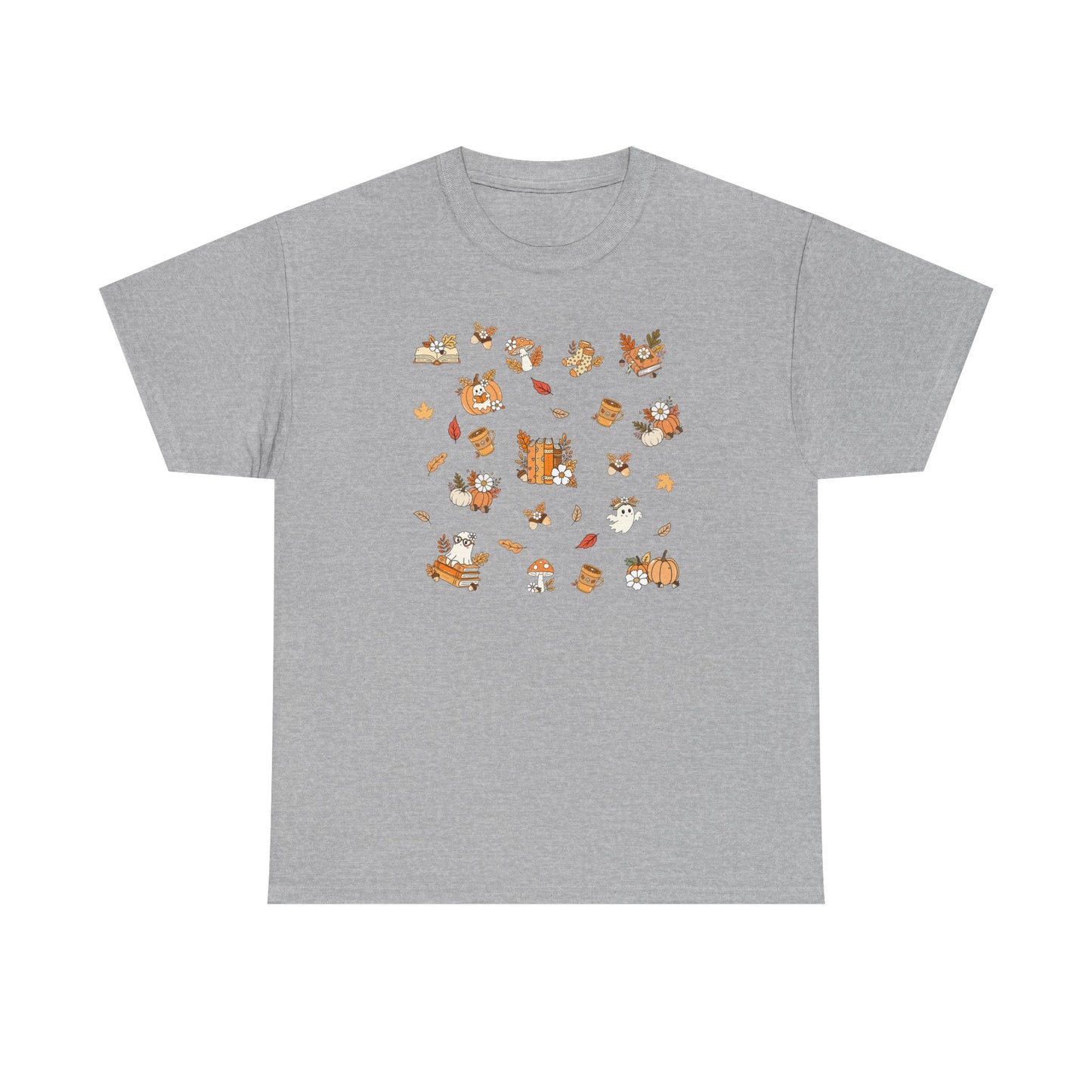 Whimsical Print Tee | Unisex Cotton T-Shirt for Nature Lovers, Gift for Book Lovers, Casual Wear, Eco-friendly Fashion
