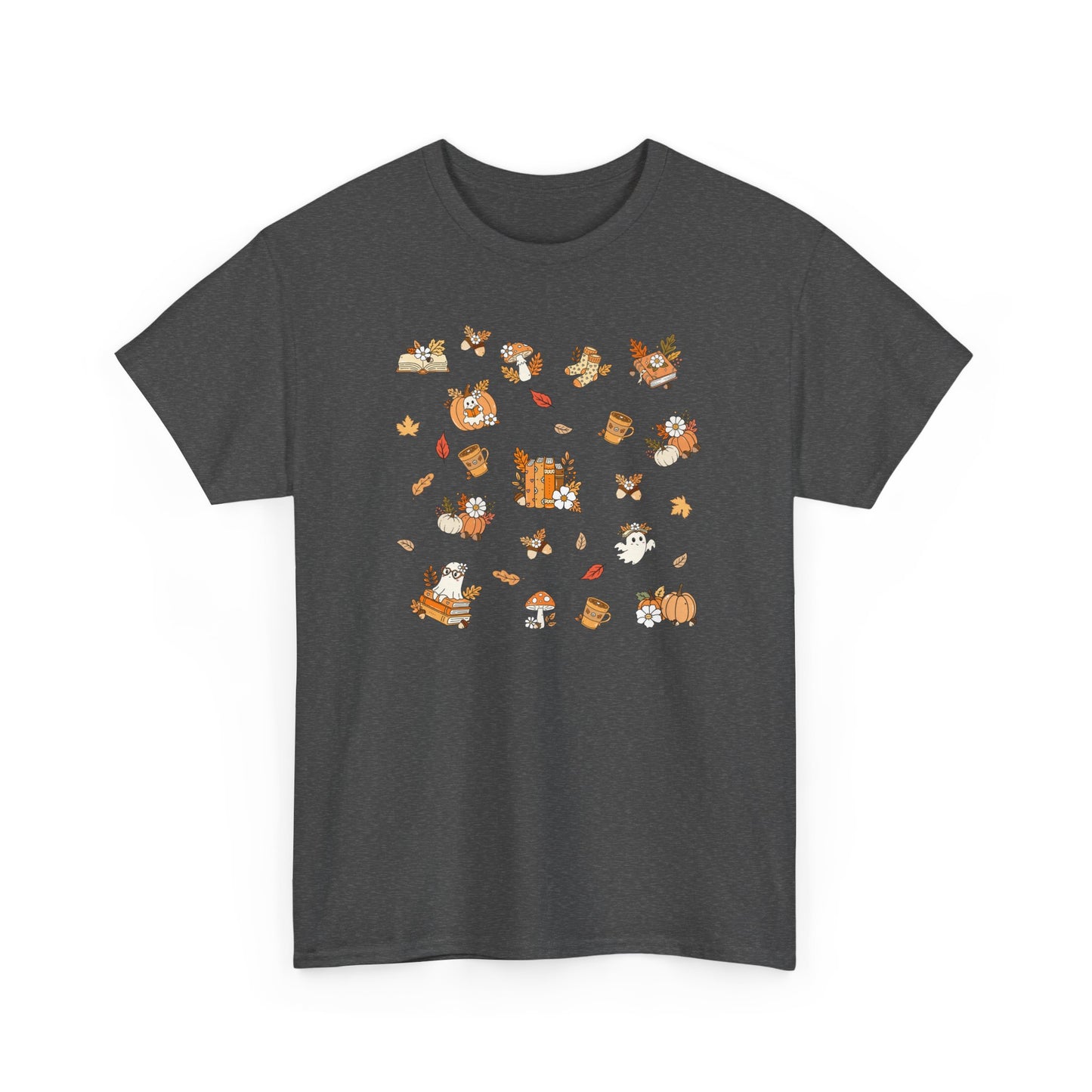 Whimsical Print Tee | Unisex Cotton T-Shirt for Nature Lovers, Gift for Book Lovers, Casual Wear, Eco-friendly Fashion