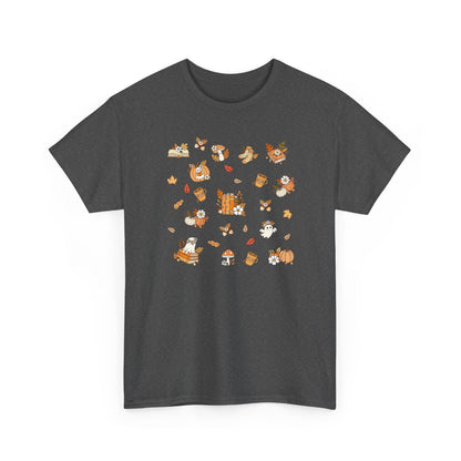 Whimsical Print Tee | Unisex Cotton T-Shirt for Nature Lovers, Gift for Book Lovers, Casual Wear, Eco-friendly Fashion