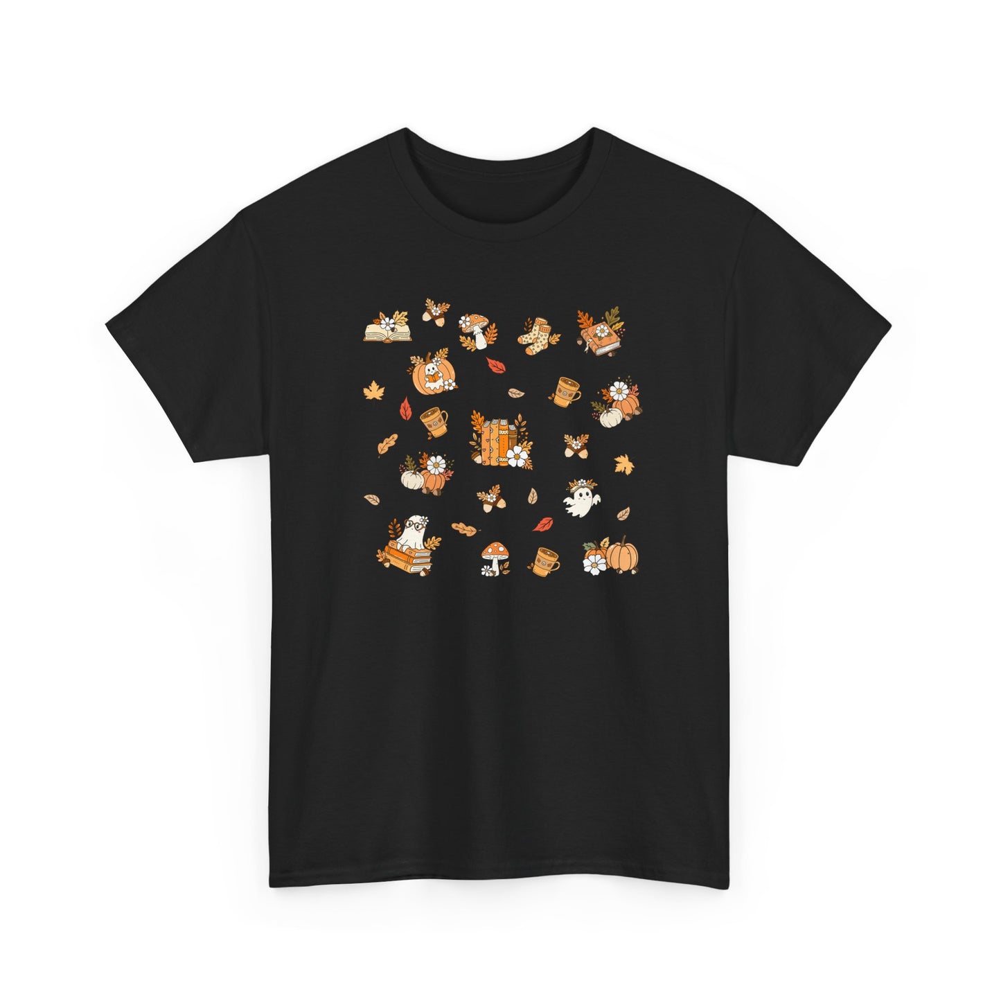 Whimsical Print Tee | Unisex Cotton T-Shirt for Nature Lovers, Gift for Book Lovers, Casual Wear, Eco-friendly Fashion