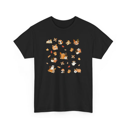 Whimsical Print Tee | Unisex Cotton T-Shirt for Nature Lovers, Gift for Book Lovers, Casual Wear, Eco-friendly Fashion