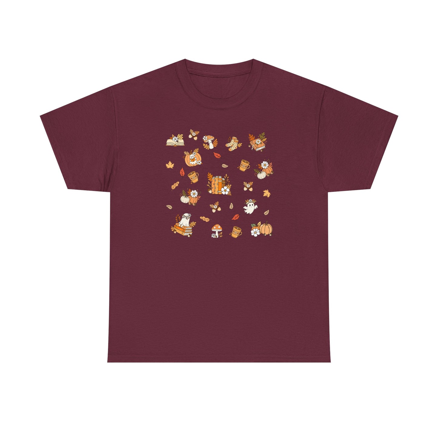 Whimsical Print Tee | Unisex Cotton T-Shirt for Nature Lovers, Gift for Book Lovers, Casual Wear, Eco-friendly Fashion