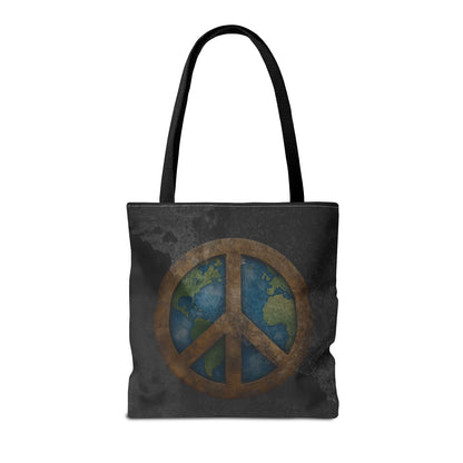 Inspirational Tote Bag, Eco-Friendly Shopping Bag, Gift for Activists, Motivational Carry-All, Peace and Love Bag, Desmond Tutu Quote