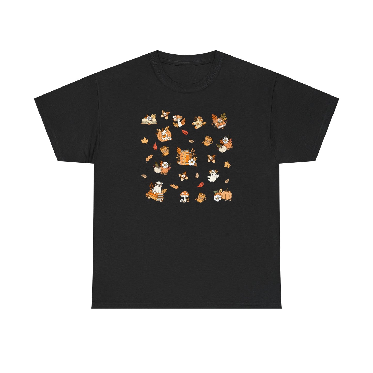 Whimsical Print Tee | Unisex Cotton T-Shirt for Nature Lovers, Gift for Book Lovers, Casual Wear, Eco-friendly Fashion