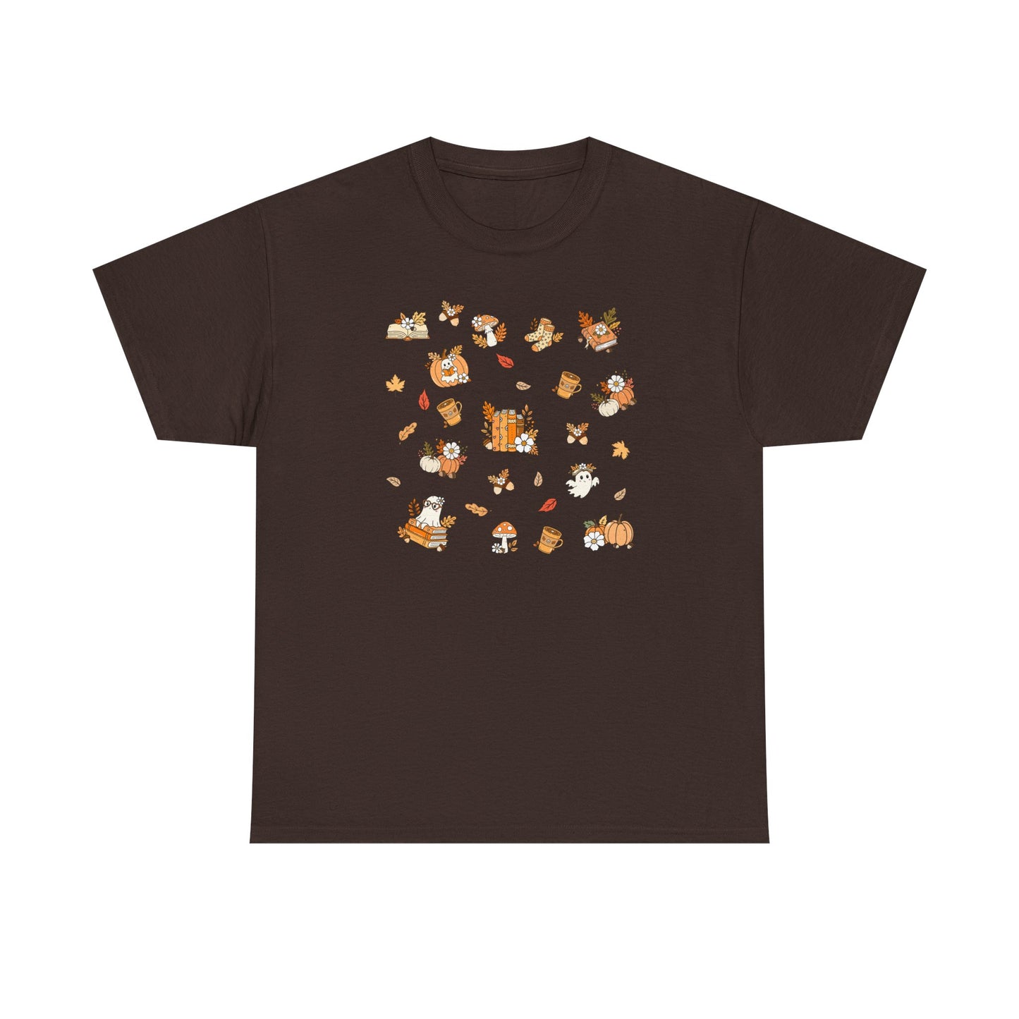 Whimsical Print Tee | Unisex Cotton T-Shirt for Nature Lovers, Gift for Book Lovers, Casual Wear, Eco-friendly Fashion